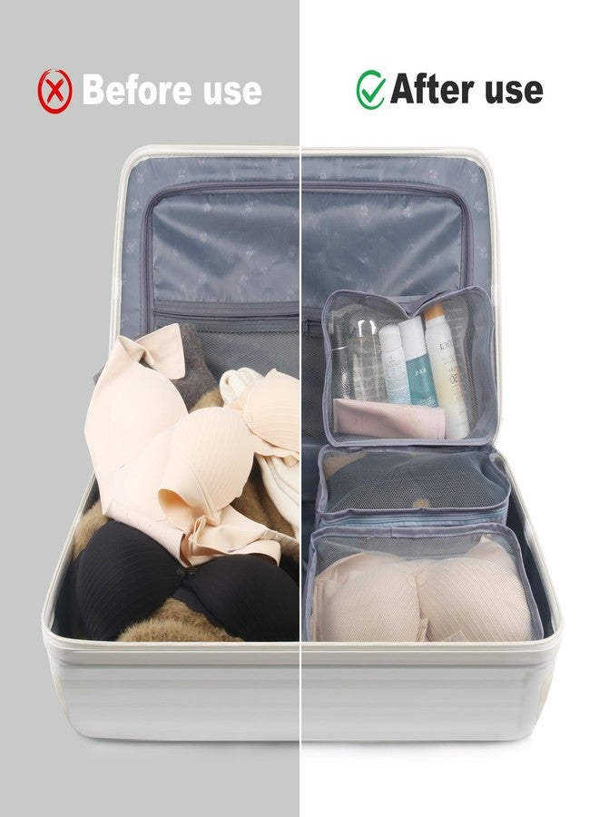 CvoMep 6 Pcs Packing Cubes Luggage Organizers Small Mesh Clothing Underwear Bag Foldable Laundry Bags for Travel Hiking Camping Backpacking - Image 3